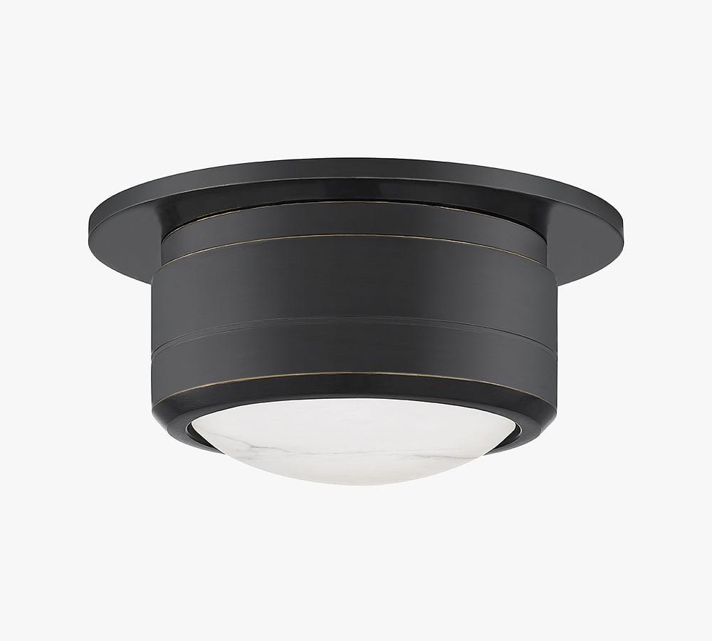 Jin Flush Mount Light - Antique Bronze / Small
