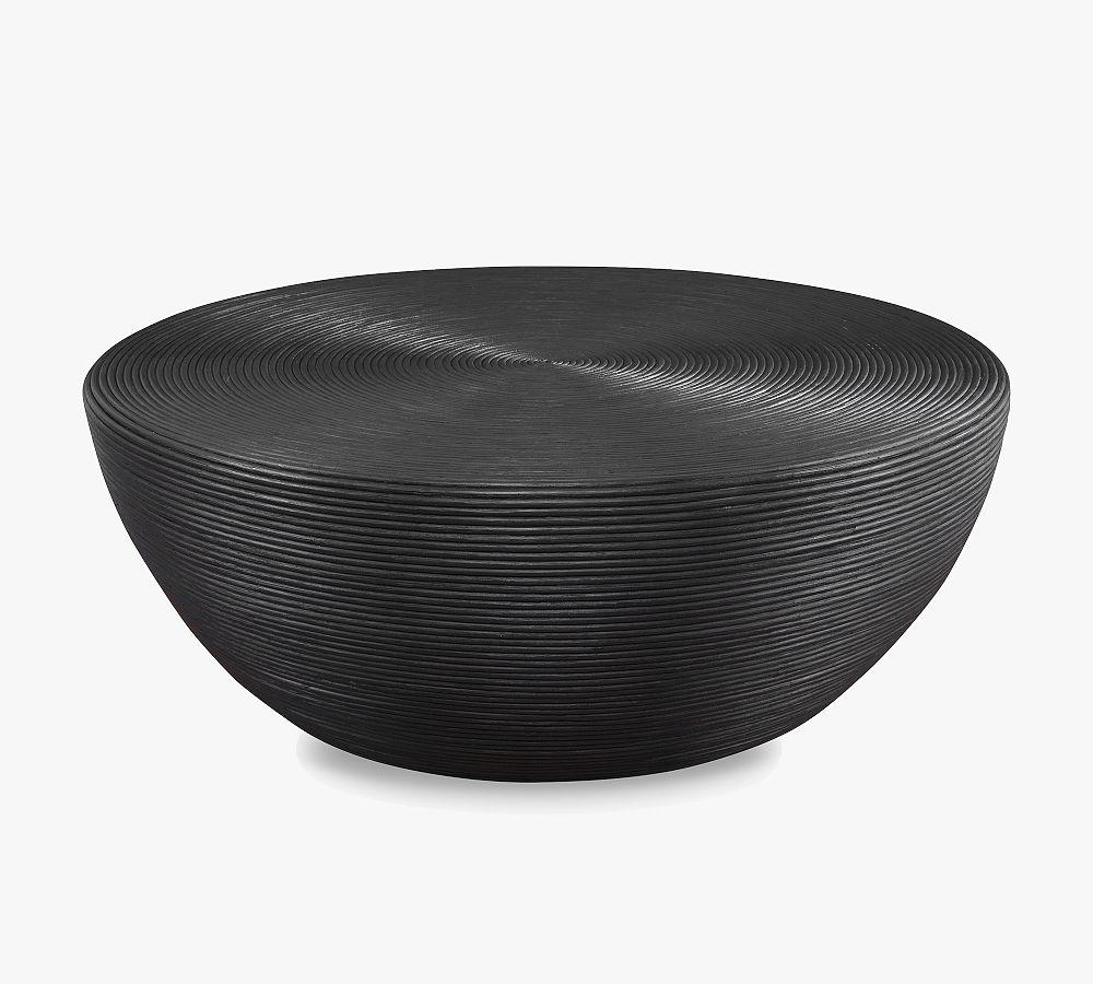MJ Round Rattan Coffee Table (44")