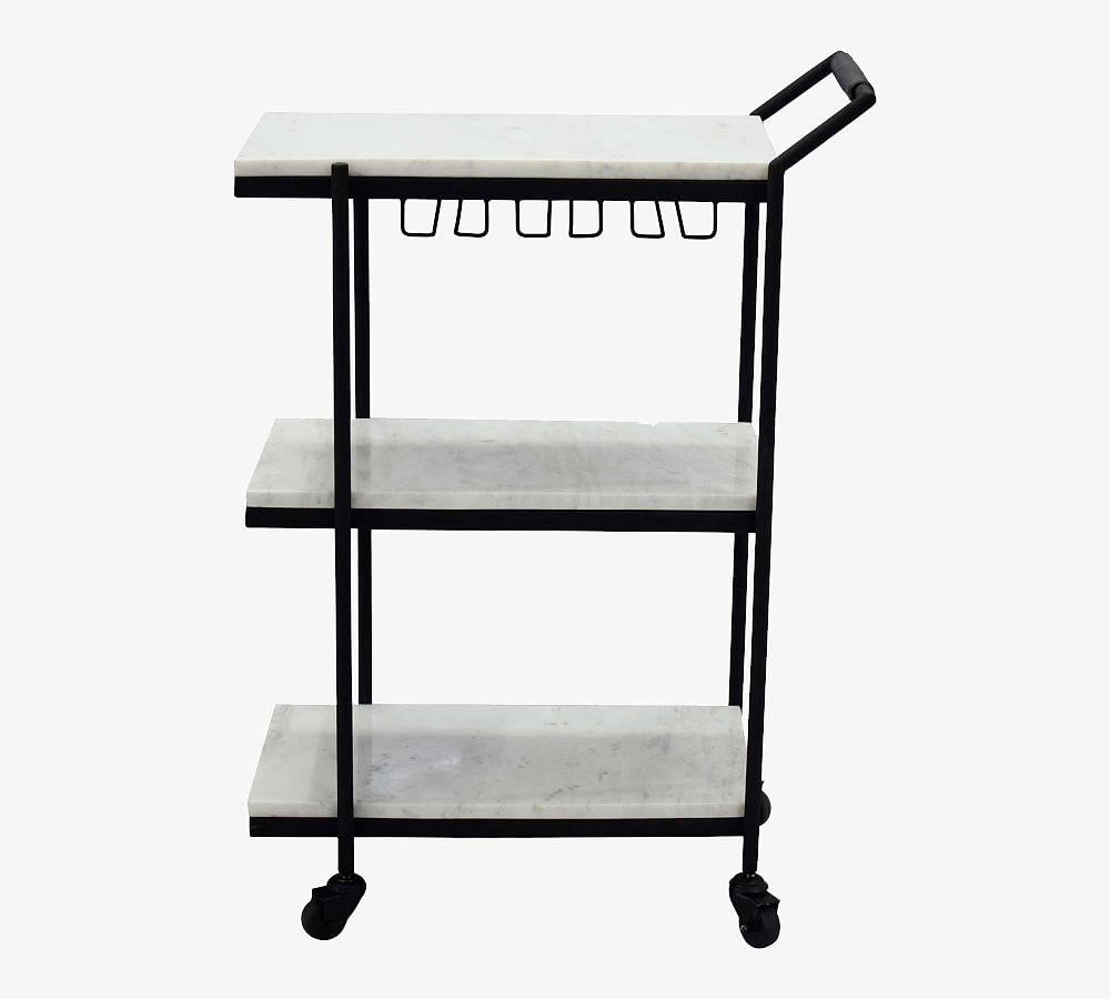 Laval Marble Bar Cart (24")