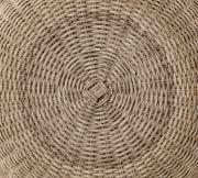 Annette Brown Rattan Round Coffee Table (36")