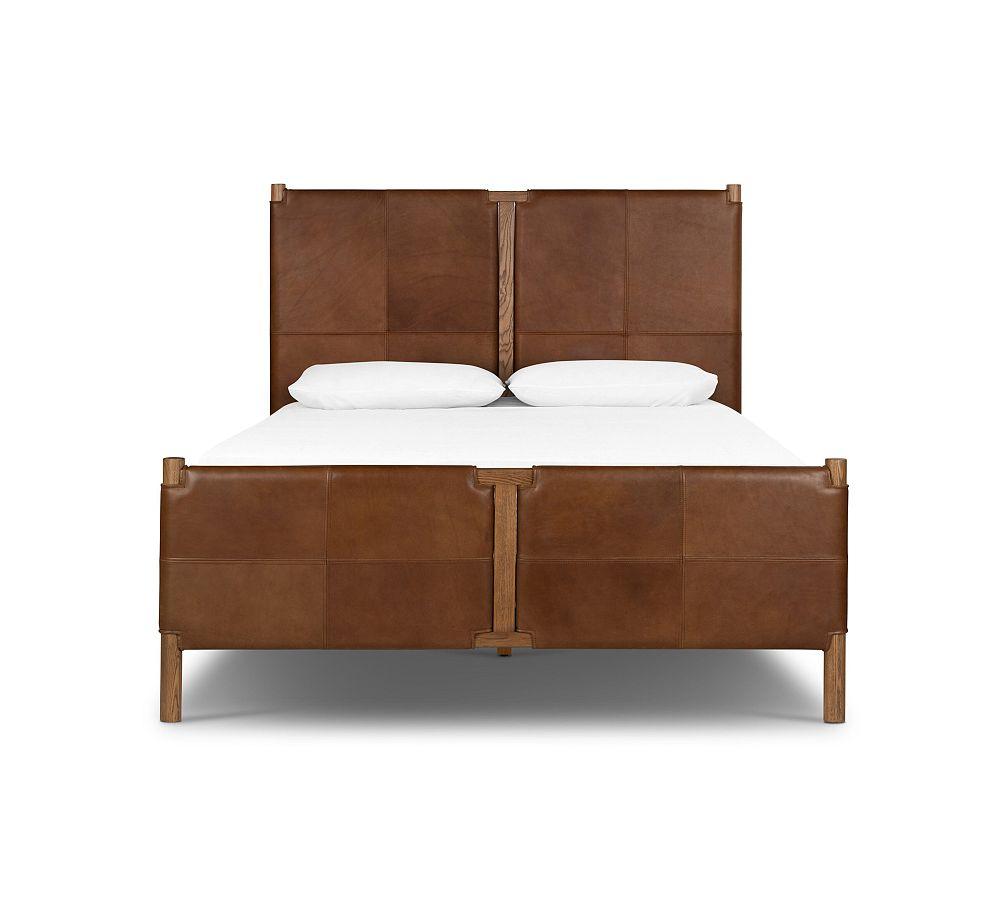 Hester Leather Platform Bed