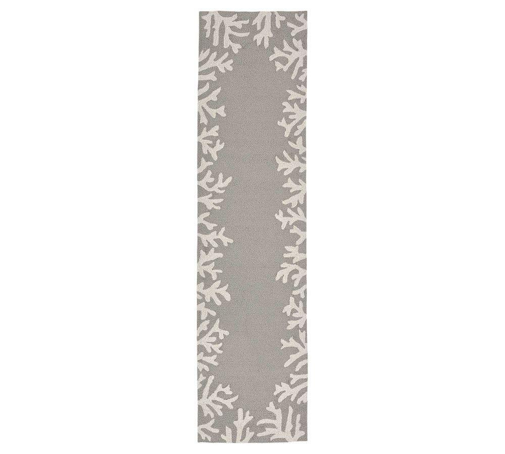 Coral Border Outdoor Rug