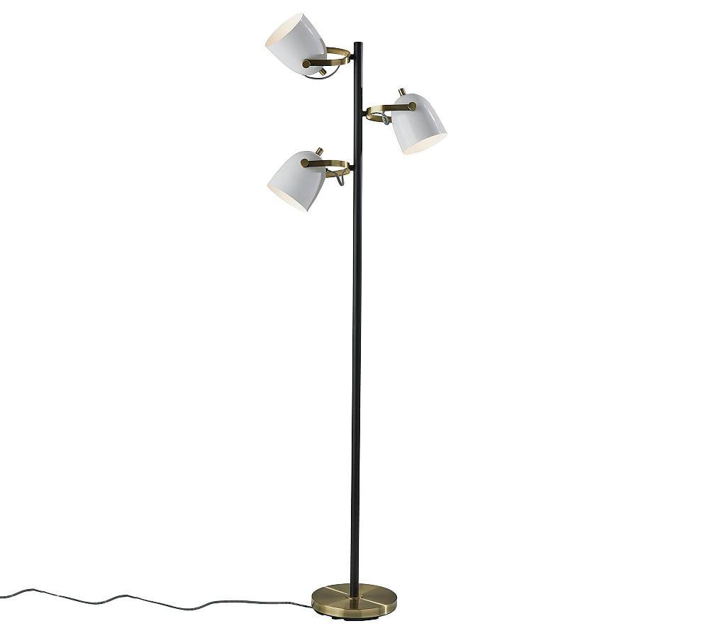 Kenneth Metal 3-Light Floor Lamp (65")