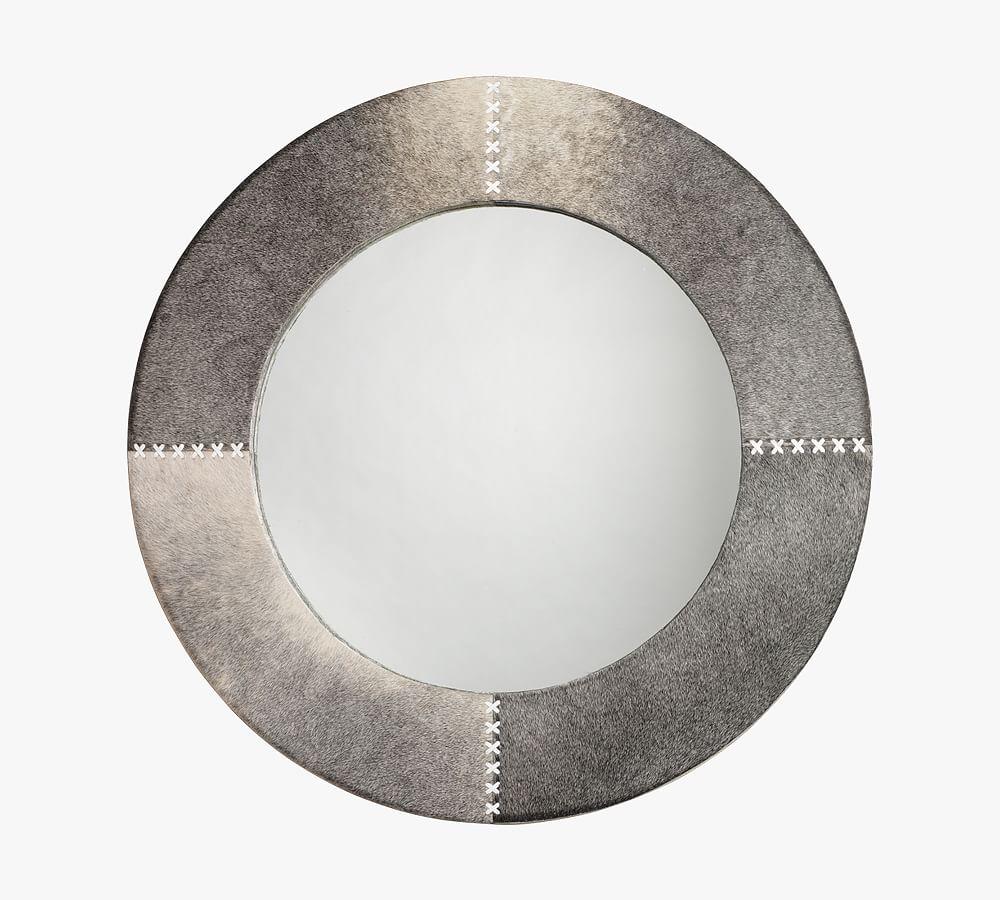 Aaden Round Hide Wall Mirror
