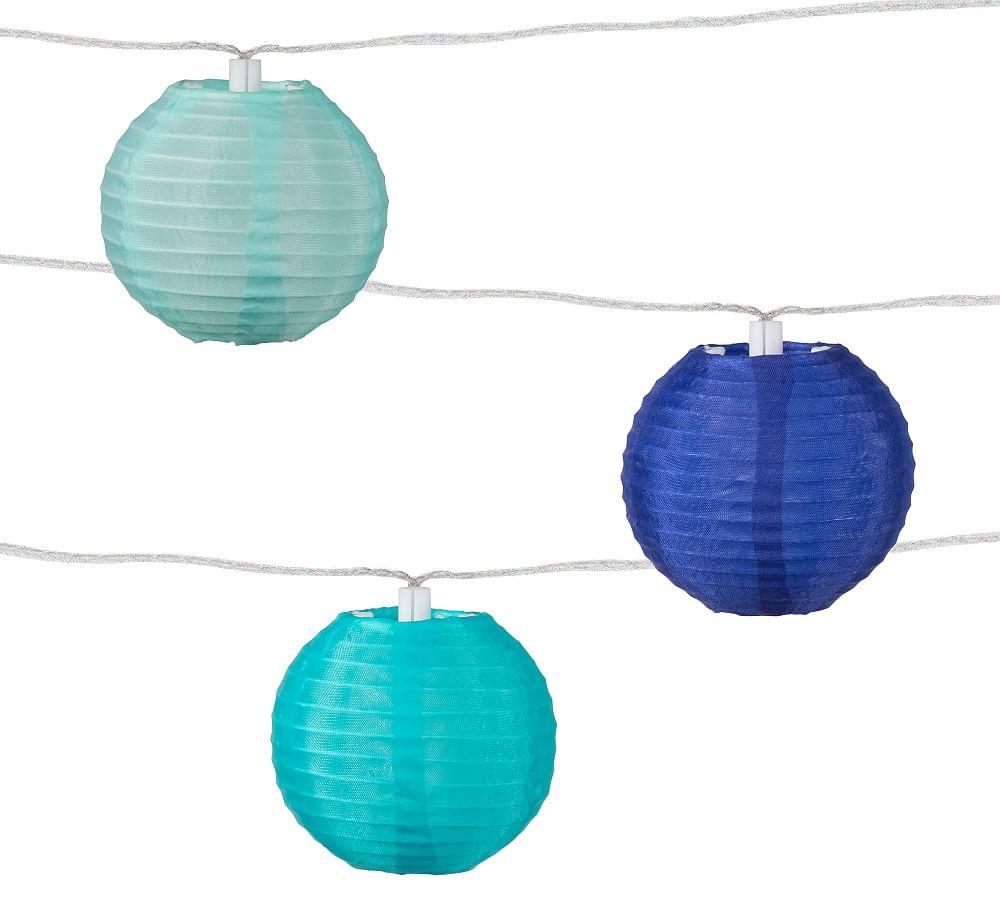 Glow Globe Solar Outdoor Lantern String Lights - 35 ft.