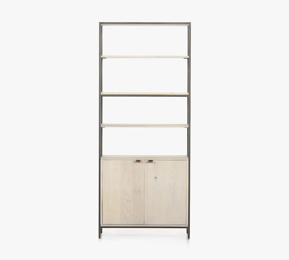 Graham Open Bookcase with Doors (35")