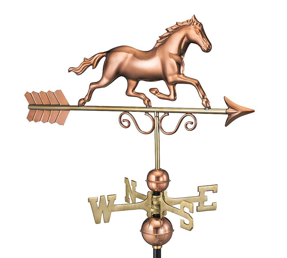 Galloping Horse Copper Weathervane