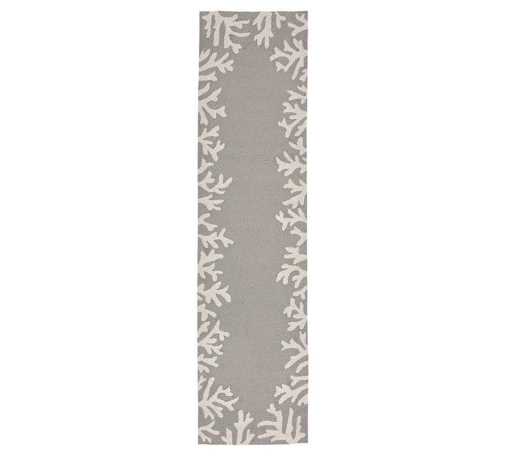 Coral Border Outdoor Rug