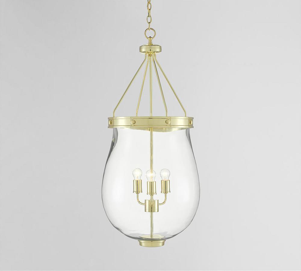 Sumner Glass Bell Pendant (19")