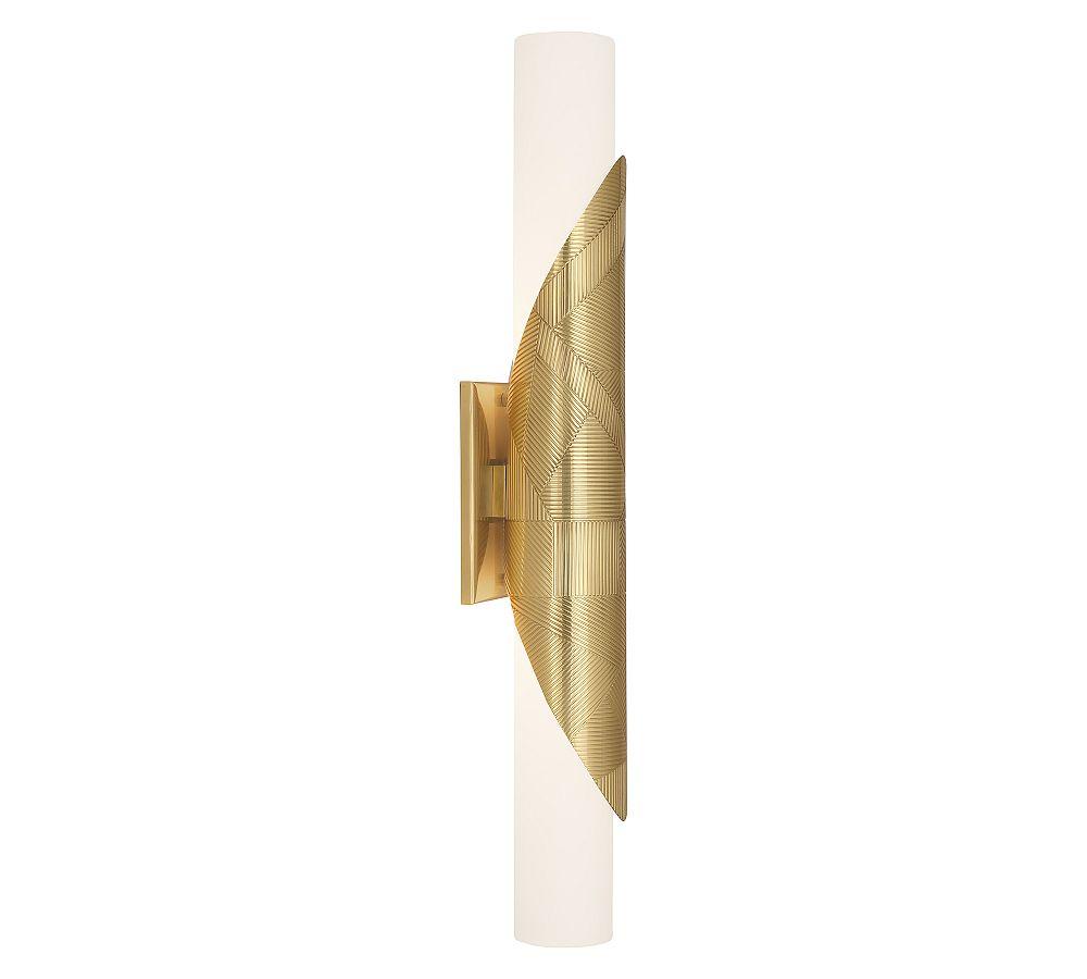 Deane Glass Double Tube Sconce (25'')