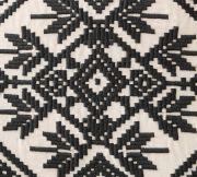 Fair Isle Embroidered Pillow