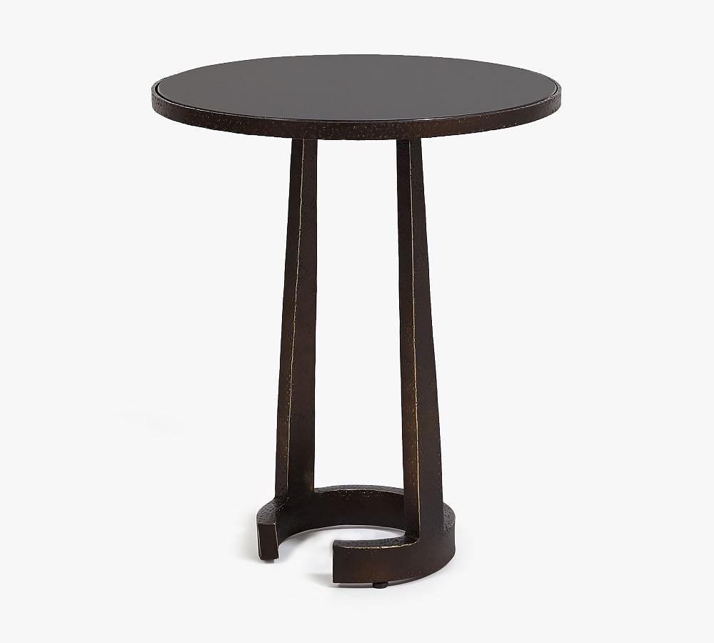 Florence Round Marble Accent Table