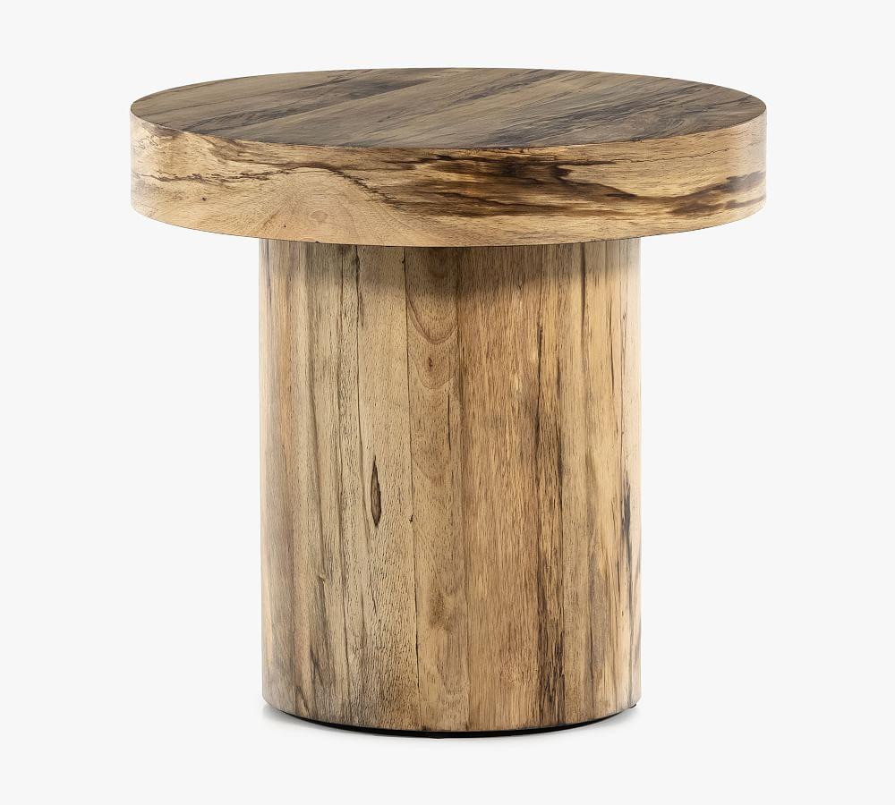 Terri Round Pedestal End Table