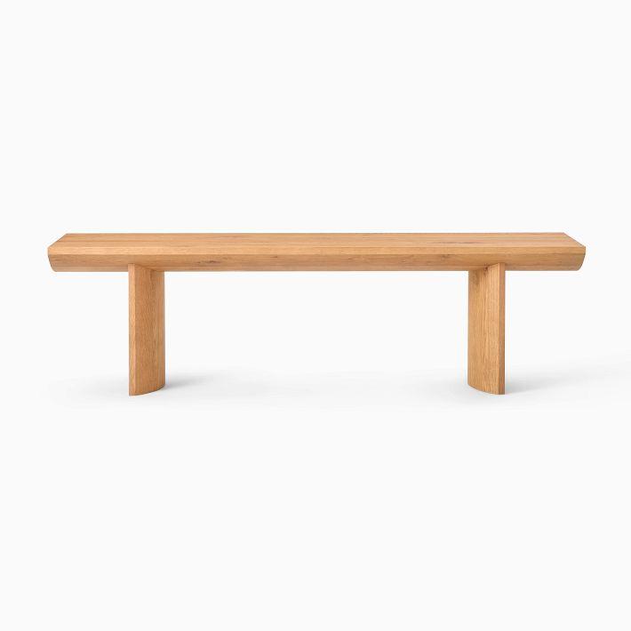 Lodge Legs Dining Bench (68"–76")