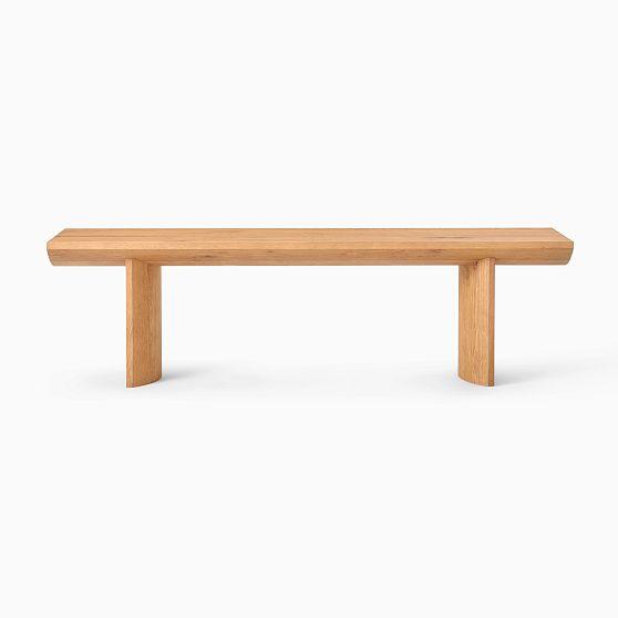 Lodge Legs Dining Bench (68"–76")