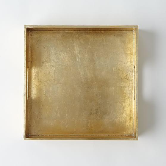 Lacquer Wood Trays - Square