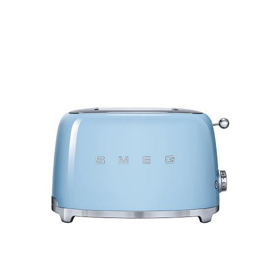 SMEG Pastel Blue 2-Slice Toaster