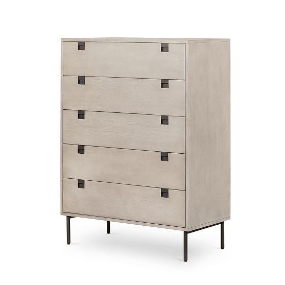 Iron & Acacia 5-Drawer Dresser (36")