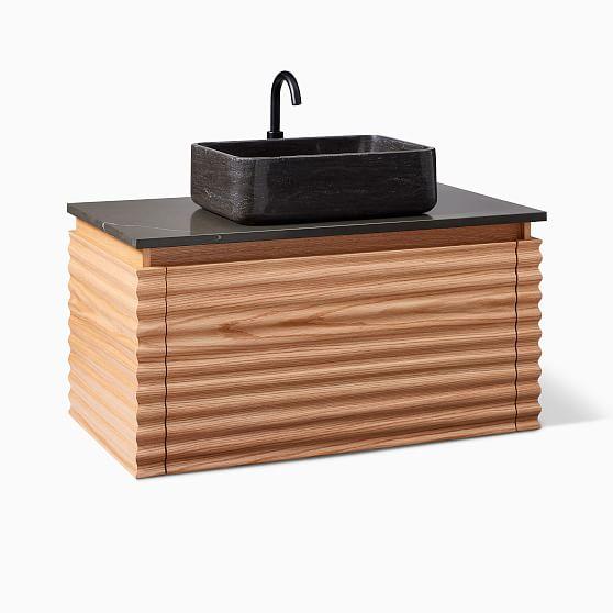Makoto Floating Single Bathroom Vanity (36")