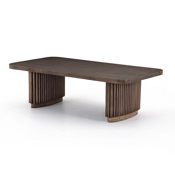 Ridged Base Coffee Table