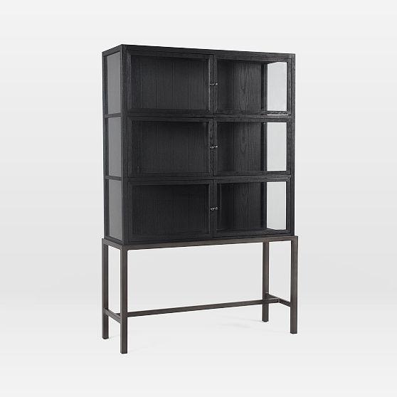 Curio Tall Cabinet (45.75") - Drifted Black