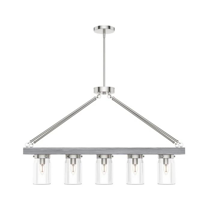 Devon Park 5 - Light Kitchen Island Linear Pendant