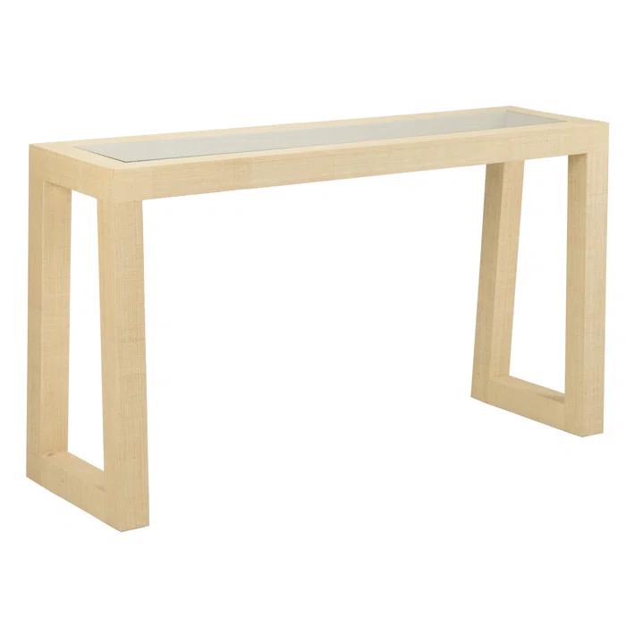 Wildwood Gaston 60'' Glass Top Console Table