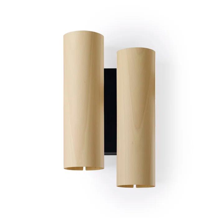 Black Note Steel LED Flush Mounted Sconce