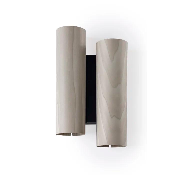 Black Note Steel LED Flush Mounted Sconce