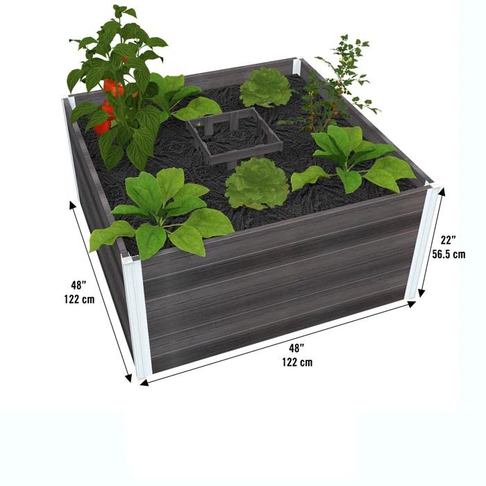 Vita Urbana Keyhole Composting Raised Garden Bed