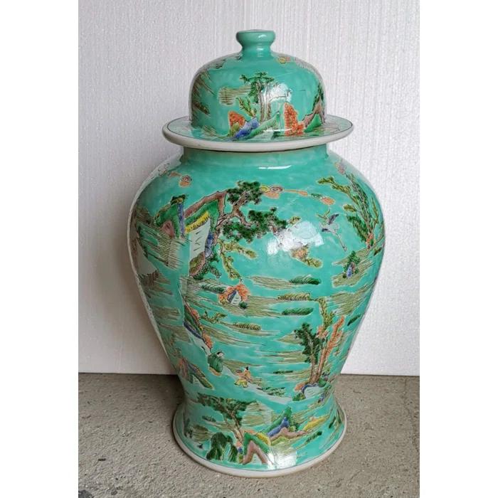Chinoiserie Handmade Decorative Urns & Jars