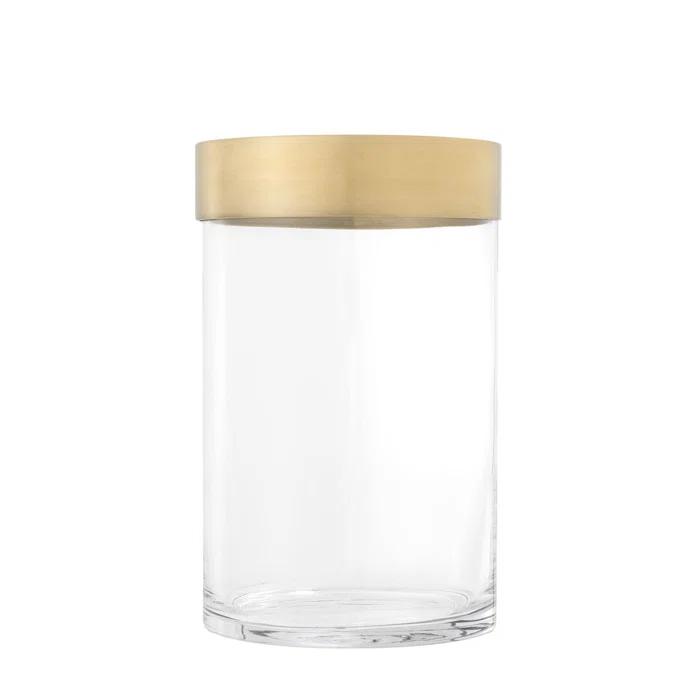 Eichholtz Vertex 12'' H Glass Tabletop Hurricane