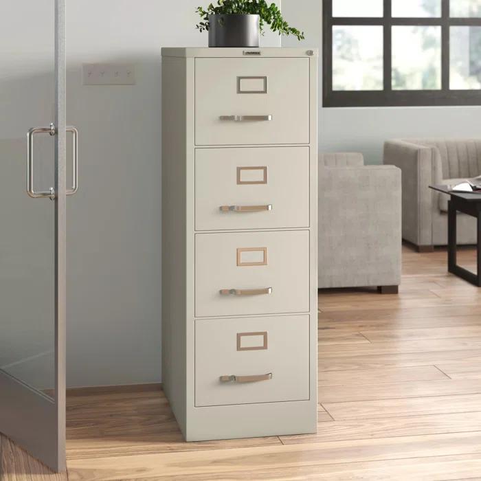 Fortress 18'' Wide 4 -Drawer Steel File Cabinet