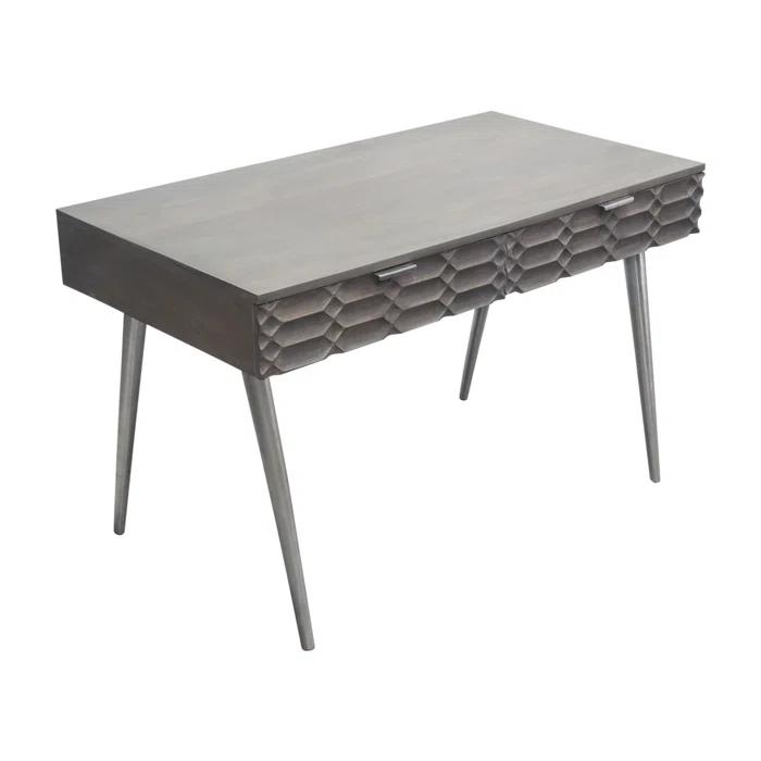 Petra Solid Wood Top Writing Desk