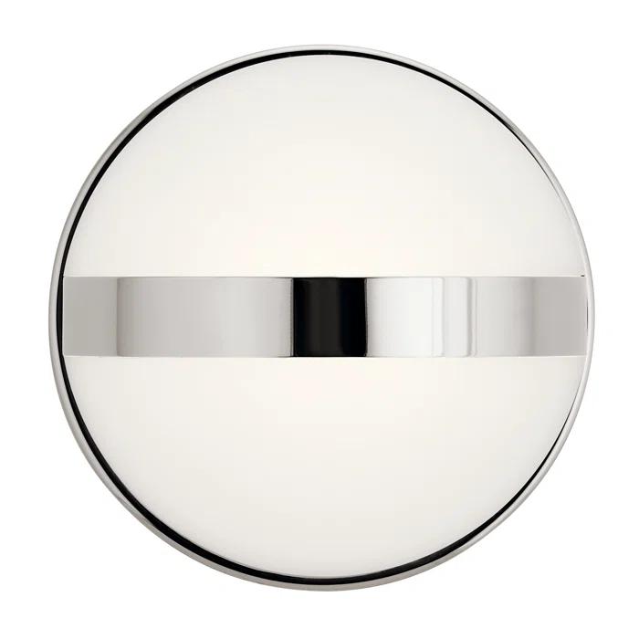 5.25 Inch 12W 1 Led Wall Sconce-Polished Nickel Finish Elan Lighting 85090Pn
