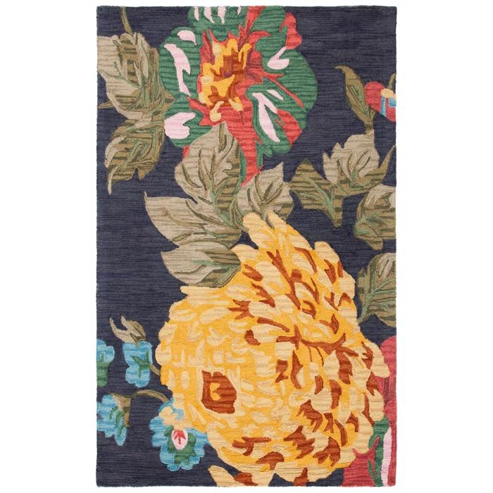 Arber Jardin Hand Tufted Wool Floral Rug