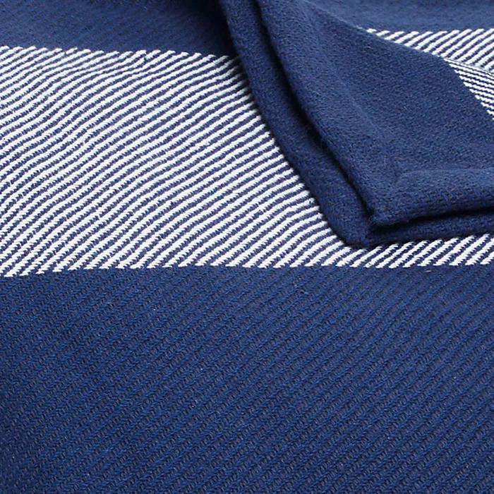 Eddie Bauer Eddie Bauer Boylston Stripe Cotton Reversible Blanket