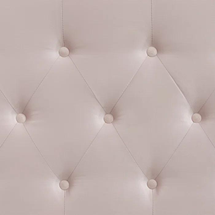 Elle Decor Amery Elle Décor Diamond Stitched Tufted Headboard with Padded Button-Tufting
