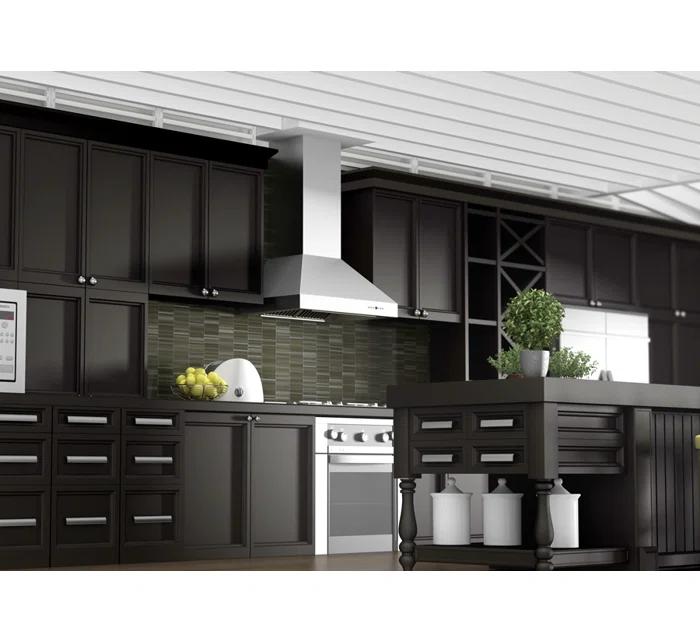 ZLINE 48 in. Professional Ducted Wall Mount Range Hood in Stainless Steel (697-48)