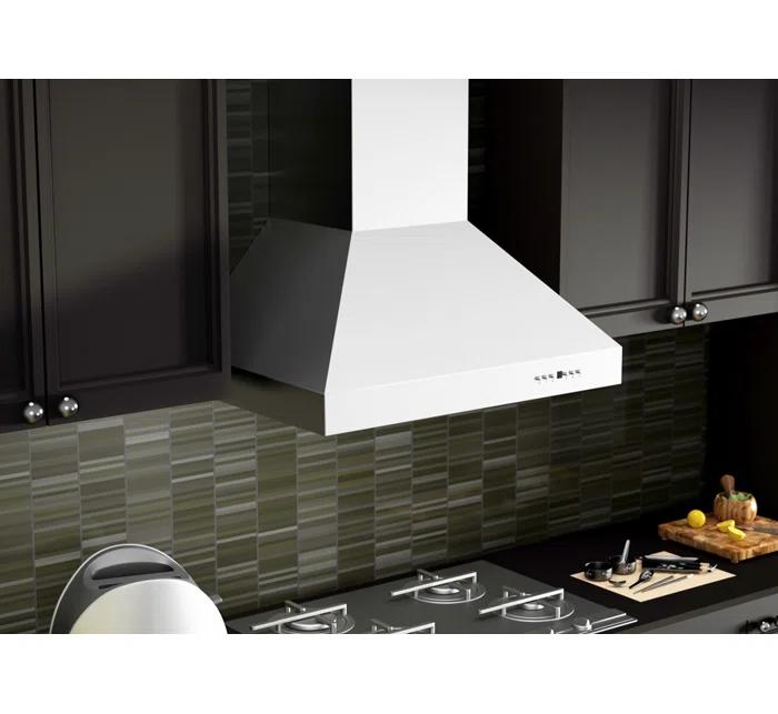 ZLINE 48 in. Professional Ducted Wall Mount Range Hood in Stainless Steel (697-48)