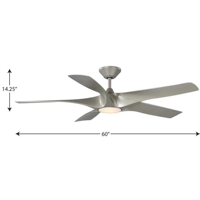 Progress Lighting 60'' Ceiling Fan with LED Lights