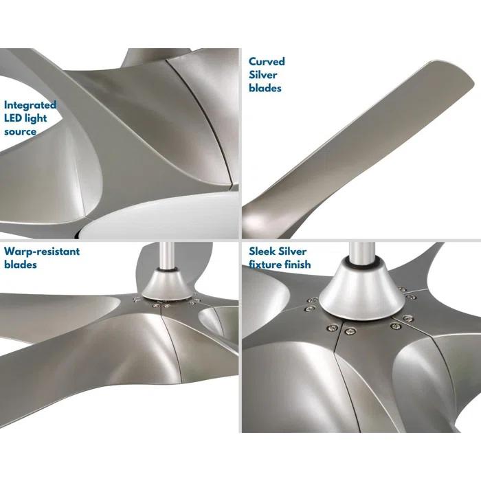 Progress Lighting 60'' Ceiling Fan with LED Lights