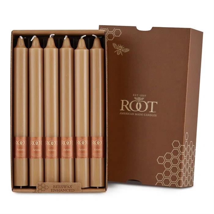Root Candles Unscented Taper Candle (Set of 12)