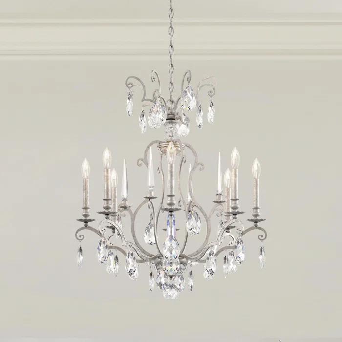 Renaissance Nouveau 8 - Light Dimmable Classic / Traditional Chandelier