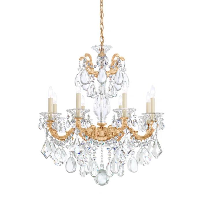 La Scala 8 - Light Glass Classic / Traditional Chandelier