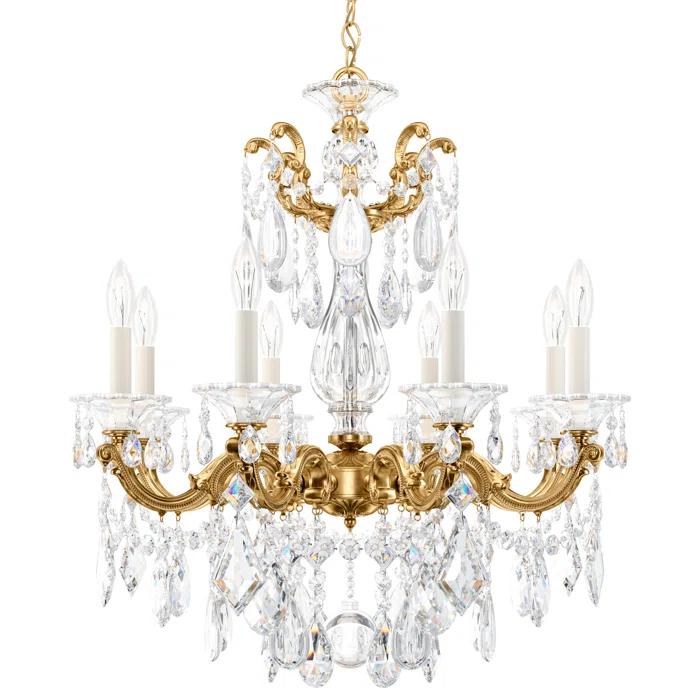La Scala 8 - Light Glass Classic / Traditional Chandelier