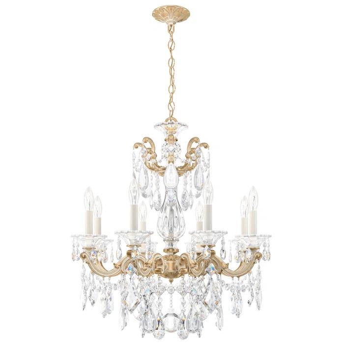 La Scala 8 - Light Glass Classic / Traditional Chandelier