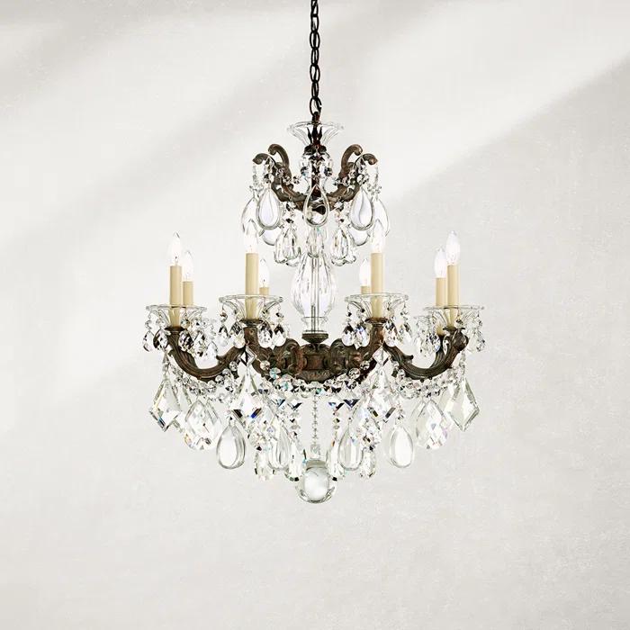La Scala 8 - Light Glass Classic / Traditional Chandelier