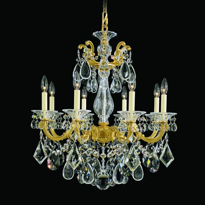 La Scala 8 - Light Glass Classic / Traditional Chandelier