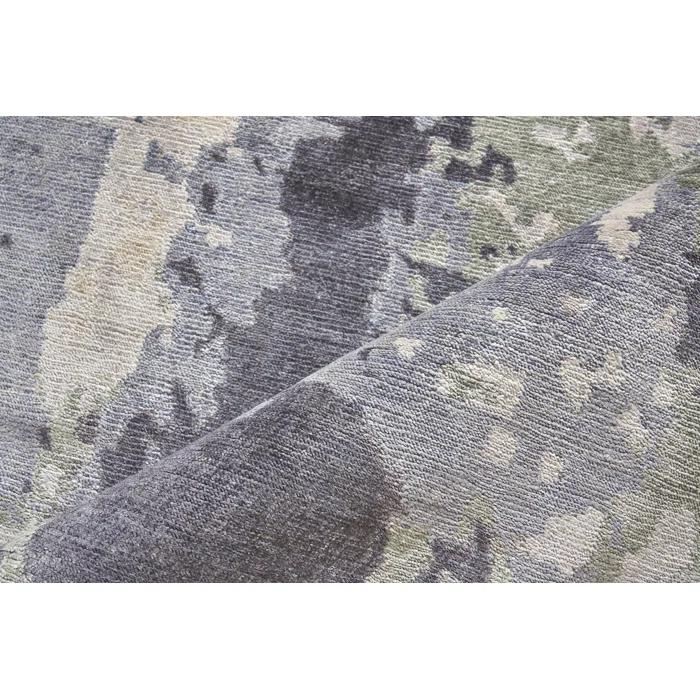 Bamboo Silk Abstract Area Rug